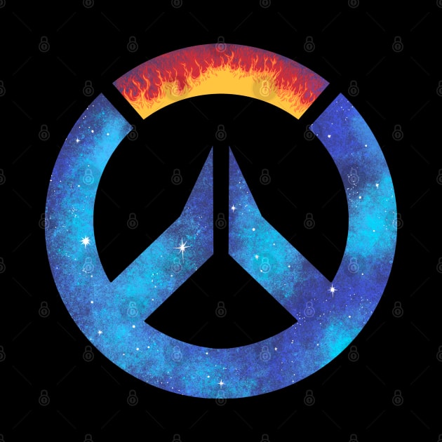 Overwatch Galaxy Silhouette by thelazyshibaai