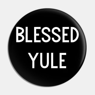 Blessed Yule Pin