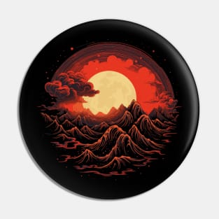 Japanese Art Style Pin