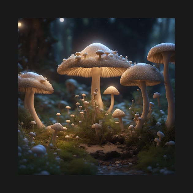 Fantasy Mushroom Cottagecore by softbluehum