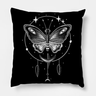 Magic Butterfly Tattoo Art Insect Gothic Pillow