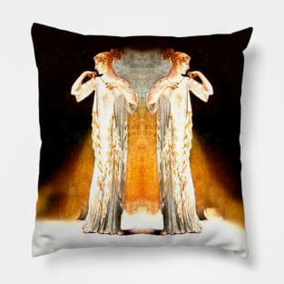 Mythology redhead greek vestal Pillow