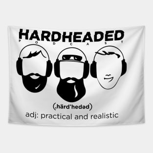 Hardheaded Podcast Logo Tapestry