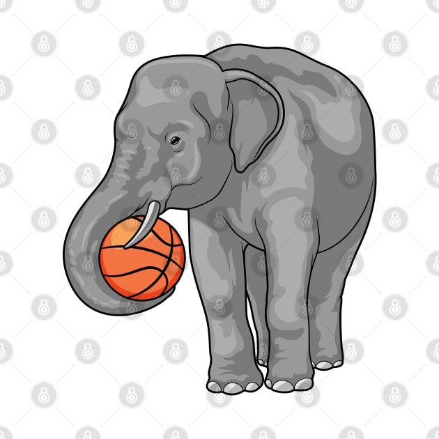 Elephant Basketball player Basketball by Markus Schnabel