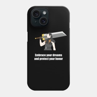 Inspiring Zack Fair Quote final Fantasy 7 Phone Case