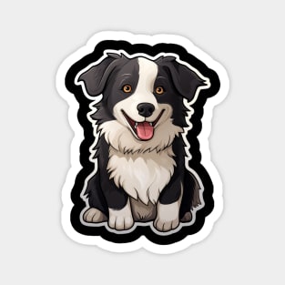 Cute Border Collie Dogs Funny Border Collie Magnet