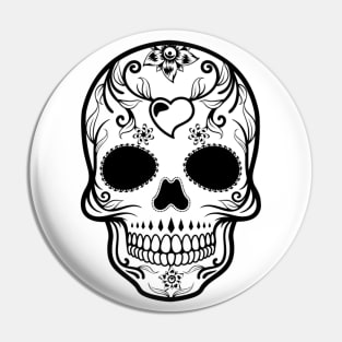 Sugar Skull Pin