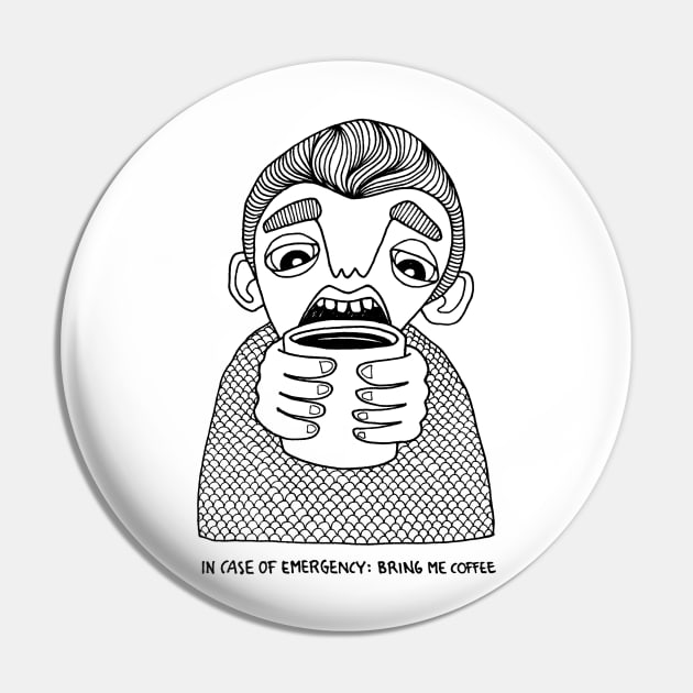 Bring me coffee Pin by BahKadisch