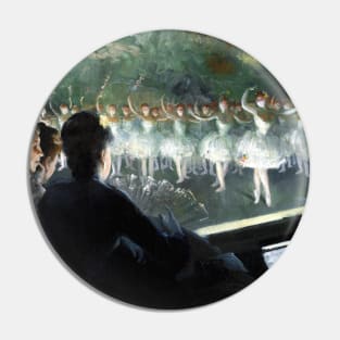 High Resolution Everett Shinn Painting The White Ballet 1904 Pin