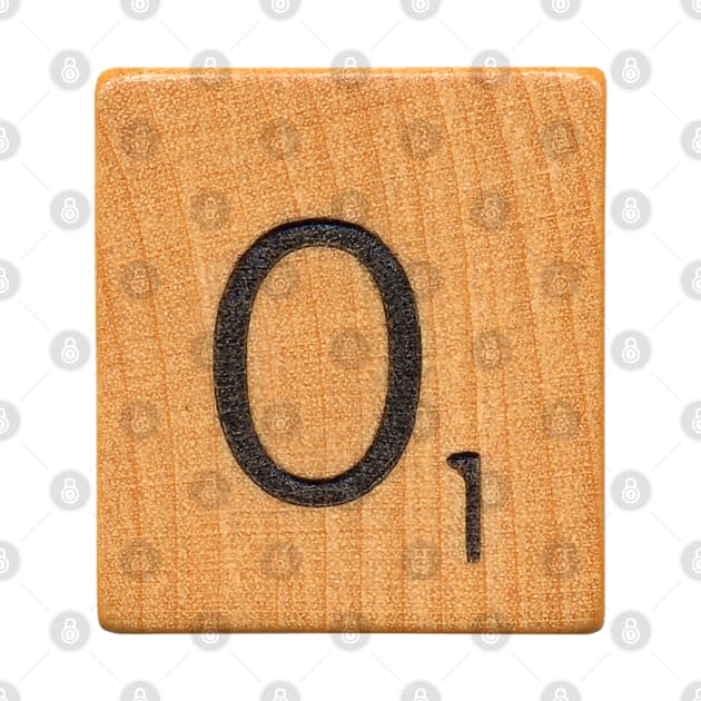 Scrabble Tile 'O' by RandomGoodness