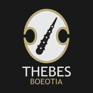 Thebes Boeotia Ancient Greek Hoplite Shield T-Shirt