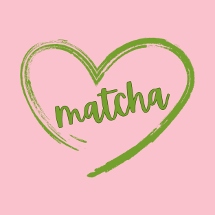 Valentine Gift | Matcha Lover | Green Tea Fan | Offbeat Romance T-Shirt