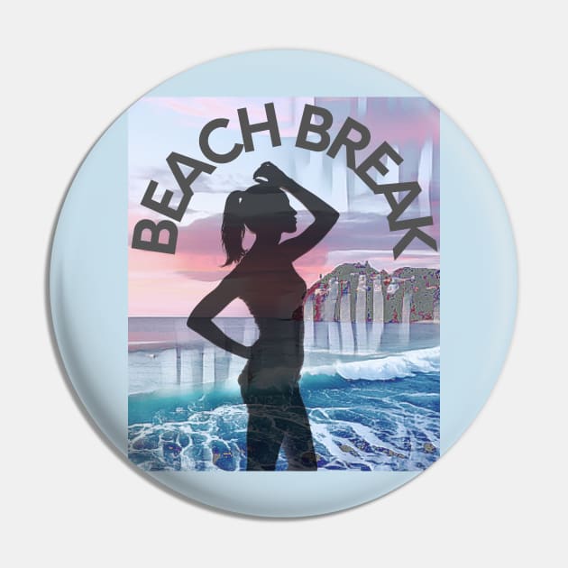 Beach Break (bikini girl silhouette) Pin by PersianFMts