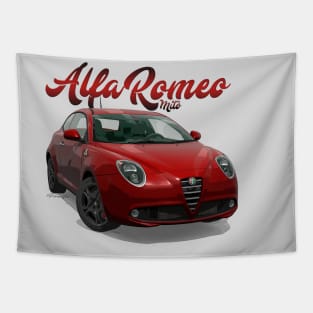 ALFA ROMEO Mito red front Tapestry