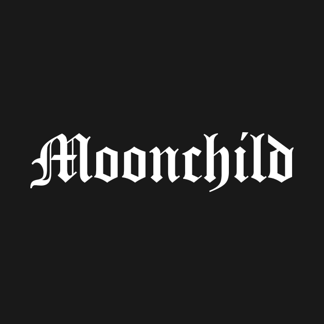 moonchild typography logo by lkn