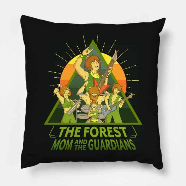 The Forest Mom and the Guardians Pillow by AoD