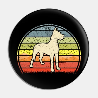 Great Dane Sunset Pin