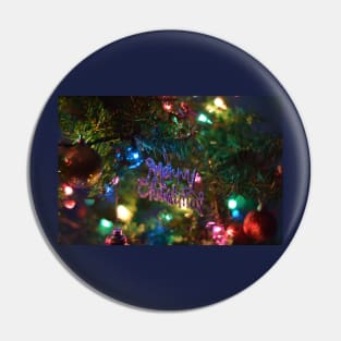 Tree Merry Christmas Pin