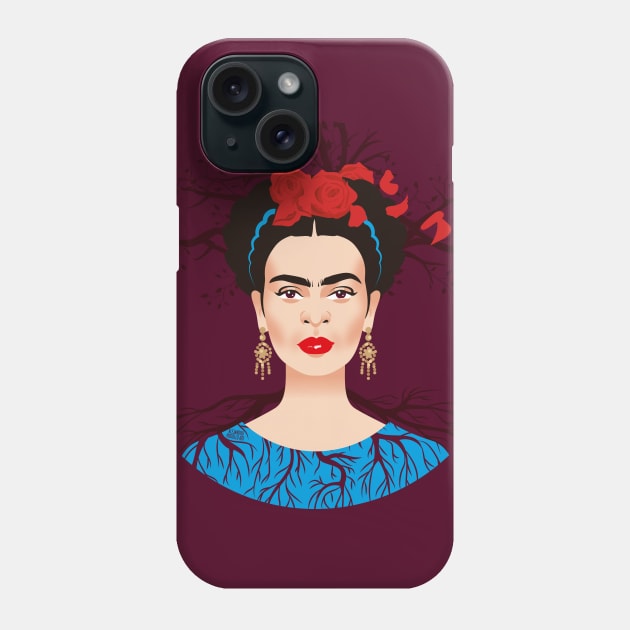 Frida 2.0 Phone Case by AlejandroMogolloArt