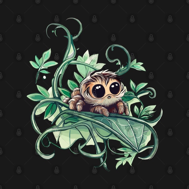 Cute Jumping Spider by TomFrontierArt