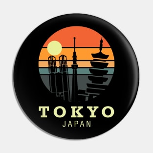 Tokyo Japan Landmarks Pin