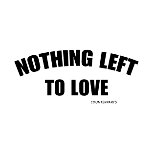 Counterparts Merch Nothing Left To Love T-Shirt