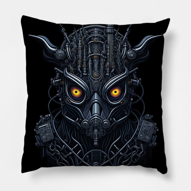 Electric Sheep Pillow by Houerd