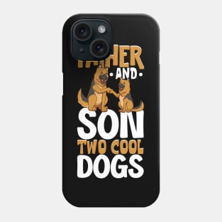 Cool dogs - father and son Phone Case