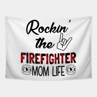 Rockin' The Firefighter Mom Life Tapestry