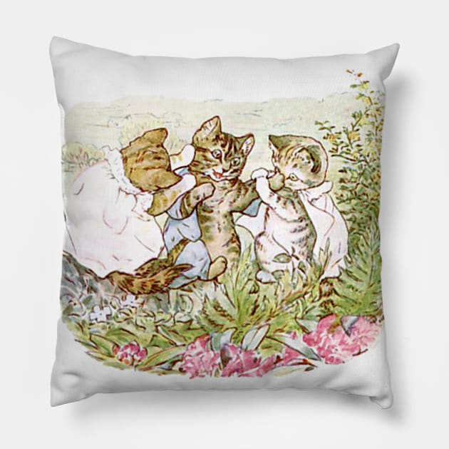 Beatrix Potter Drawings Pillow by tfortwo