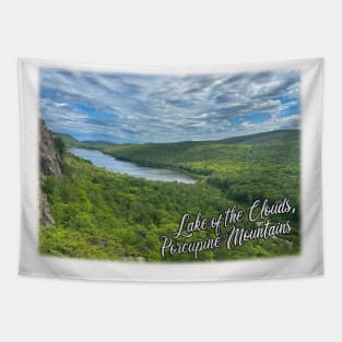 Lake of the Clouds in the Porcupine Mountains Tapestry