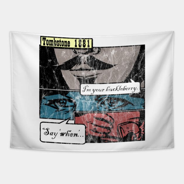 Tombstone AZ 1881 Tapestry by Doc Multiverse Designs