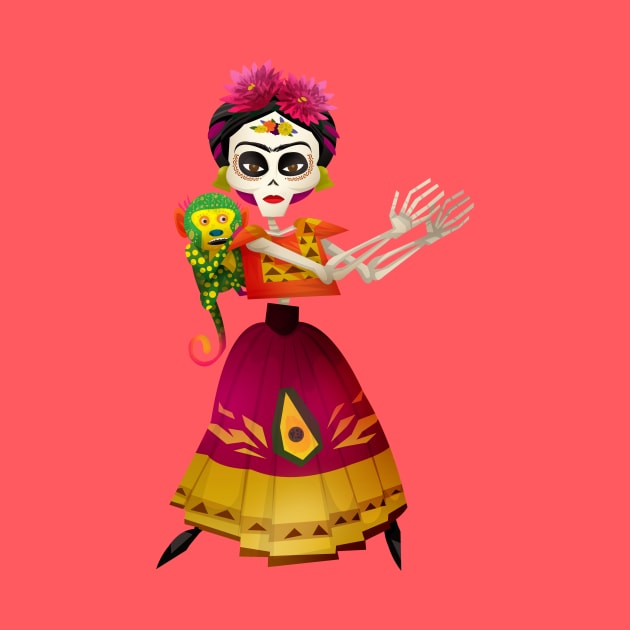 Frida Kahlo by Firebluegraphics