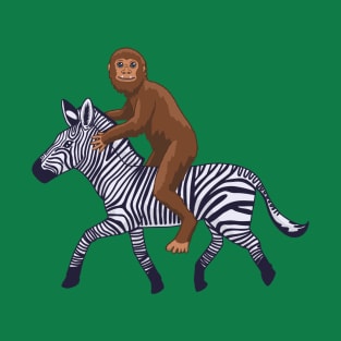 Washington Zebra and Bigfoot T-Shirt