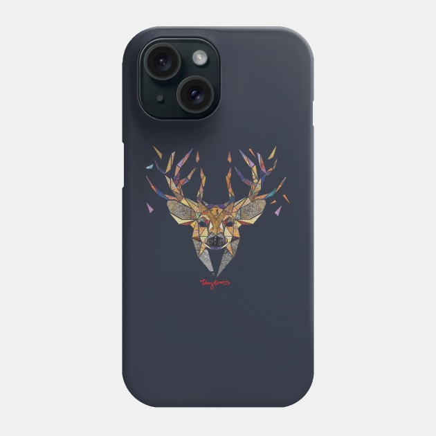 Geometric Deer Phone Case by tobycentreart