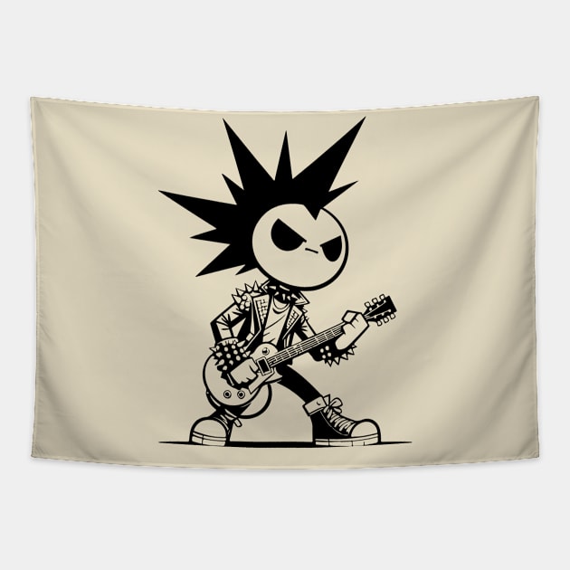 Little Punk Rocker Tapestry by Delicious Art