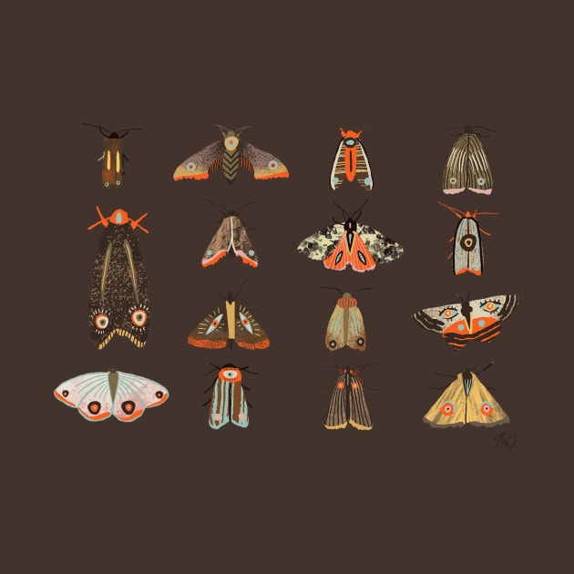 moths by jokenefick_art