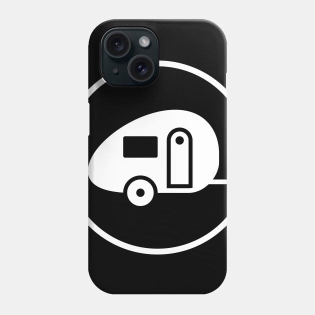 Simple Camper RV Icon Phone Case by MeatMan