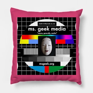 Ms. Geek Media logo Pillow