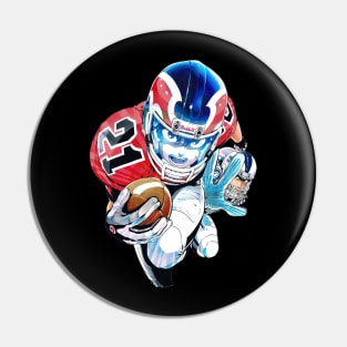 Eyeshield 21 Sena In Yusuke Murata's Style Pin