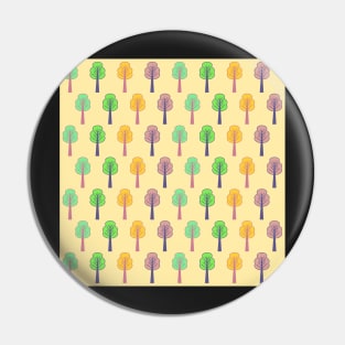 Colorful little trees Pin