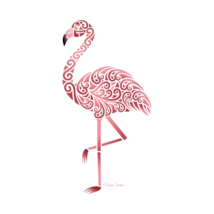 Funky Tribal Flamingo T-Shirt