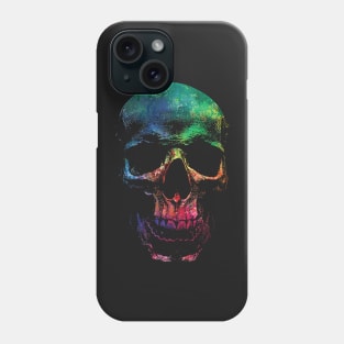 Rainbow skull Phone Case