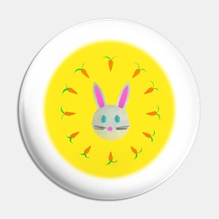 Spring Bunny Pin