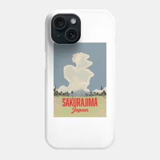 Sakurajima Japan vacation. Phone Case