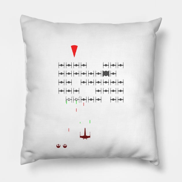 Empire Invaders Pillow by Engluke