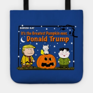 It's the great pumpkin, Donald Trump and Kim Jong-un Tote