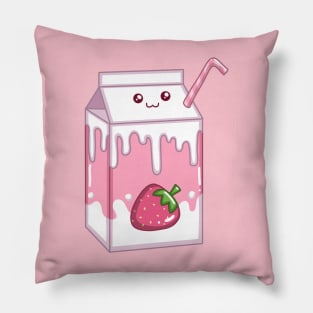 Strawberry Milk Pillow