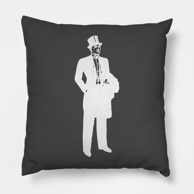 Suave Tuxedo On The Town Pillow by vokoban