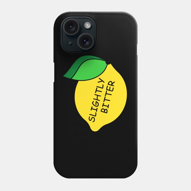 Slightly Bitter Lemon Phone Case by No1YellowSoul